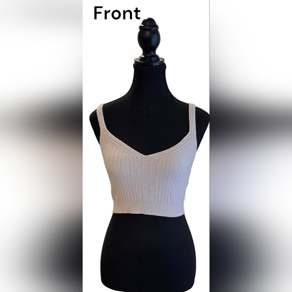 ALLSAINTS ENYA CARDIGAN AND CROP TOP SET IN WHISPER PINK - Picture 2 of 10